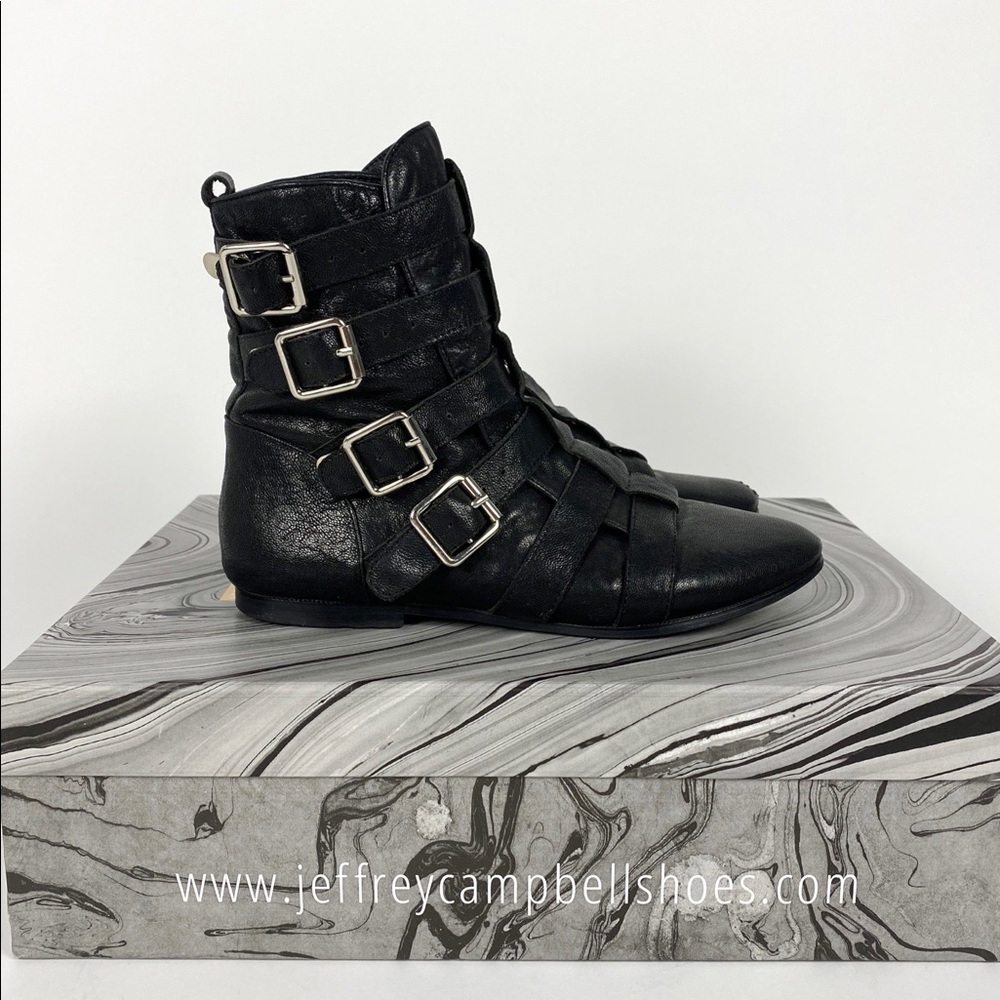 VINTAGE JEFFREY CAMPBELL BIZ ANKLE BOOTS